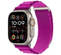 Pulsera Alpine Loop Compatible con Apple Watch Ultra 49mm 46mm 45mm 44mm 42mm 41mm 40mm 38mm, Pulsera de Reemplazo Compatible con iWatch, 44mm/45mm/46mm/49mm, Nailon