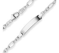 Pulsera Ancla Figaro 4,6mm De ID Pulsera De Brazo Joyería De 925 Plata 19cm