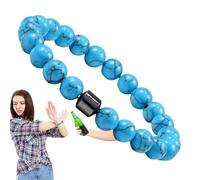 Pulsera anti-alcohol - piedras curativas | Pulsera Emocionalmente Calmante para Mujer para Apoyo - Joyería de Piedra Natural para Viajes de Negocios - Ajustable, Atención Plena, Ayuda con el Estrés, 1