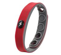 Pulsera Antiestática De Silicona, Banda Correa De Muñeca Para Electricidad Estática Del Cuerpo Humano Pulsera Deportiva De Iones Negativos De Liberación Inalámbrica Suave Para Hombres Y Mujeres(Rojo)