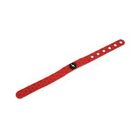 Pulsera antiestática inalámbrica de silicona, restableciendo el equilibrio actual, pulsera antiestática inalámbrica respetuosa con la piel, 3808pcs/m³ Ion negativo para hombre para el hogar (rojo)