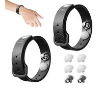 Pulsera Antiestática - Muñequera Ajustable contra Las Náuseas Y El Mareo por Movimiento | Pulsera De Acupresión para Viajes, Coche, Avión, Embarazo, Niños, Adultos