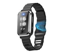 Pulsera Antiestática Reloj Antiestático Multifunción De Descarga Inalámbrica De Electricidad Estática Adecuado para Hombres Mujeres Ancianos Desgaste (Color Negro)