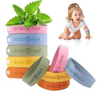Pulsera Antimosquitos, 10 Piezas Pulseras Repelentes De Mosquitos, Natural No Tóxica, Ajustables, Apta Para Niños Adultos, Para Camping Senderismo Interiores Y Exteriores Impermeable