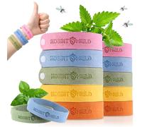 Pulsera antimosquitos, 10 pulseras repelentes para mosquitos, ajustables, pulsera repelente antimosquitos, segura no tóxica, para niños y adultos, interior, exterior, deportes y viajes