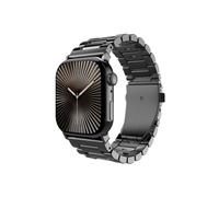 Pulsera Apple Watch - JUSTIN - PrimeSteel - 40/41/42mm - Negro - Acero inoxidable