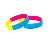 Pulsera arcoíris símbolo del Orgullo Gay y el apoyo a la causa LGTBQ.