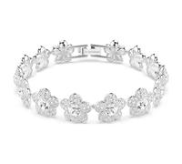Pulsera Ariana Grande x Swarovski, Talla redonda, Flor, Blanca, Baño de rodio OS