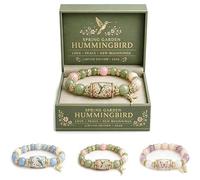 Pulsera Bendiciones de Pájaro Azul Edición Limitada 2026, Pulsera Bendición de Colibrí Mariposa, Pulsera con Dije de Pájaro Inspirador, Joyería Inspiradora de Nuevos Comienzos para Mujer (#B)