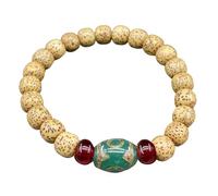 Pulsera Bodhi budista robusta Resistente desgaste Corrosiones Estilos urbanos Ropa de pulsera Ideal para todos los climas Cadena de mano moderna Cadena de mano con cuentas de lunas de estrellas de