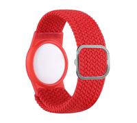 Pulsera BOFEER con brazalete trenzado de nailon, funda protectora de TPU compatible con el rastreador GPS Air Tag, resistente a los golpes,