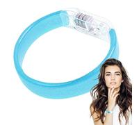 Pulsera brillante, pulsera con luz intermitente, pulsera luminiscente, banda multicolor, recuerdos de fiesta vibrantes para eventos, fiestas, conciertos, 1 count (Pack of 1), Polipropileno