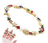 Pulsera Celestial,Aleación Espiritual Accesorios De Joyería De Colorida - Pulseras Luna Y Sol Joyas - Para Novia, Esposa, Madre, Fecha, de Escuela, Ocasión