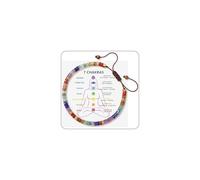 Pulsera Chakra para mujer, con piedras curativas y cristales, pulsera espiritual para mujer, 7 piedras curativas de chakra para meditación, relajación y ansiedad