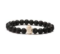 Pulsera Chakras Mujer, Pulseras Elásticas Trenzadas Con Cuentas De Cristal De Piedra Preciosa Natural De 8 Mm Con Partículas Grandes Irregulares Para Aliviar El Estrés, La Meditación Y El Yoga,