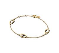 Pulsera chapada en oro de 14 quilates con perla blanca tratada