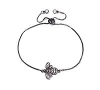Pulsera circonitas | patrón de Abeja cúbica Cadena Deslizante Ajustable joyería Encantadora Regalo de cumpleaños de