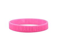 Pulsera Clásica Mujer Conciencia de Cáncer de Mama Cinta Rosa Pulsera Pulsera de Silicona Pulsera Implica el Primer Accesorio Saludable Collar Personalizado Mujer