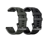 Pulsera compatible con Garmin Fenix 7/6/5/7 Pro/6 Pro/5 Plus/8 47mm, pulsera Quickfit 22mm para Garmin Forerunner 945/955/965/970/E 45mm/Approach S60/S62/S70 47mm(2 pcs)