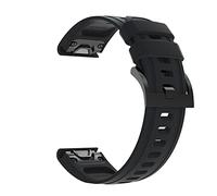 Pulsera compatible con Garmin Fenix 7S/Garmin Instinct 2s/Garmin Fenix 6S 20mm, correa de silicona con cierre de chapa de acero, diseño de liberación rápida