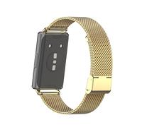 Pulsera compatible con Huawei Band 11, correa de repuesto de acero inoxidable para Huawei Band 11 Pro, hombres y mujeres, Eine Grösse, Gema, Sin piedras preciosas