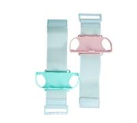 Pulsera compatible con juegos de baile Switch como Zumba Burn It Up y Ring Fit Adventure, ajuste divertido y ajustable para jugadores de todas las edades (azul claro)