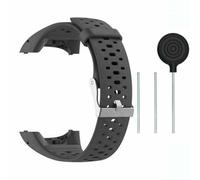 Pulsera compatible con Polar M400/M430, correa de repuesto de silicona deportiva para reloj inteligente Polar M400/M430 para hombres y mujeres,Negro