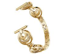 Pulsera compatible con Samsung Galaxy Watch 7/6/5/4 40mm 44mm/Watch 5 Pro 45mm/Galaxy Watch 6 Classic 43mm 47mm/Watch 4 Classic Mujer, 20mm Bling pulseras de repuesto de metal, 20mm, Acero inoxidable,