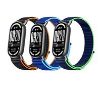 Pulsera compatible con Xiaomi Smart Band 11/10/9/8 de nailon | Correa de repuesto para hombre y mujer, ajustable, cierre rápido, transpirable, deportiva