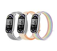 Pulsera compatible con Xiaomi Smart Band 11/10/9/8 de nailon | Correa de repuesto para hombre y mujer, ajustable, cierre rápido, transpirable, deportiva