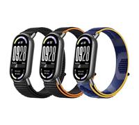 Pulsera compatible con Xiaomi Smart Band 11/10/9/8 de nailon | Correa de repuesto para hombre y mujer, ajustable, cierre rápido, transpirable, deportiva