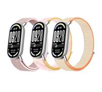 Pulsera compatible con Xiaomi Smart Band 11/10/9/8 de nailon | Correa de repuesto para hombre y mujer, ajustable, cierre rápido, transpirable, deportiva