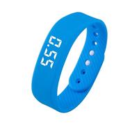 Pulsera con alarma silenciosa, diseño resistente al agua, 21,5 cm, reloj con recordatorio de alarma, pulsera de reloj, alertas de vibración silenciosa, para niños, adolescentes, adultos, estudiantes,