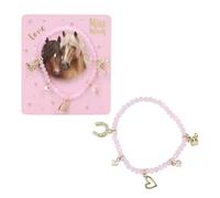 Pulsera con colgante - Miss Melody - Rosa
