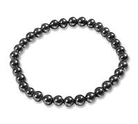 Pulsera con cuentas de hematita negra