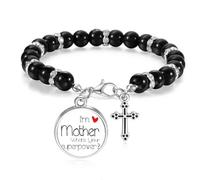 Pulsera con cuentas «I'm a Mother What's Your Superpower», joyería bohemia