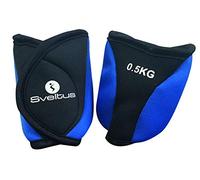 Sveltus Bracelets Lestés Chevilles-0, 5 Kg Pulseras con Pesas Tobillos, Unisex Adulto, Azul, Talla única