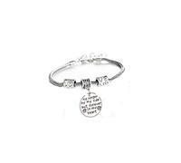 Pulsera con texto en inglés "No longer By My Side But Forever In My Heart", bonita y atractiva