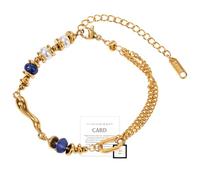 Pulsera conmemorativa de corazón para la pérdida del padre, pulseras de memoria para la pérdida de un ser querido, pulseras de perlas ajustables para mujer, joyería con tarjetas de condolencias