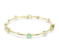 Pulsera Constella, Tallas mixtas, Verde, Acabado en oro de 18 quilates OS