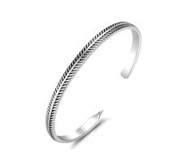 Pulsera de 4 mm con múltiples capas giratorias, pulsera ajustable para San Valentín, para ocasiones y pulsera natural, piedras anillos, talla única, Metal, No es una piedra preciosa