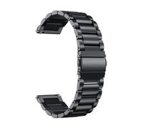 Pulsera de acero inoxidable negra para Garmin VivoActive 4.
