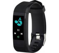 Pulsera de actividad Denver BFH-147MK2 Bluetooth GPS Pantalla 0,96" Negra Monitor frecuencia y sueño
