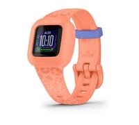 Pulsera de actividad Garmin vívofit jr. 3 Peach Leopard Sumergible/Batería 1 año/Pantalla color