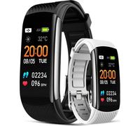 Pulsera de actividad Giewont GW200-2 Bluetooth IP67 Pulsómetro Pulsioxímetro Negro 5 días