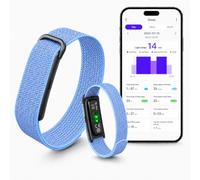 Pulsera de Actividad Sin Pantalla, IP68 Fitness Tracker, Sin Suscripción | Monitoreo Frec Cardíaca, SpO2, Presión Arterial, Sueño, HRV, Ciclo Femenino, Batería 40d, Alertas Vibración Llamadas y SMS