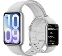 XIAOMI Smart Band 10 Pro, Rastreador Fitness Estilo Reloj Unisex, Pantalla AMOLED 1.74", algoritmo sueño Mejorado, 21 días de batería, Android e iOS, 150+ Modos, GNSS, 5ATM, Plata