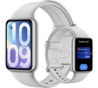 XIAOMI Smart Band 10 Pro NFC, Rastreador Fitness Estilo Reloj Unisex, Pantalla AMOLED 1.74", algoritmo sueño Mejorado, 21 días de batería, Android e iOS, 150+ Modos, GNSS, 5ATM, Plata