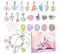 Pulsera De Adviento 2025 | 24 Días Creación Joyería Para Niñas Calendario DIY Pulseras - Adolescentes Amateur Bricolaje Familia Fiesta Regalo