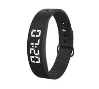 - Pulsera de alarma silenciosa, con temporizador, portátil, contador de calorías y pasos, para adultos, parejas, diario, sueño, viaje, casa, cama, habitación,